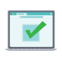 Quality control test pass illustration graphic icon vector