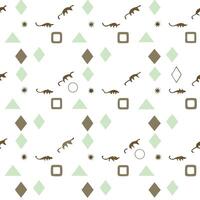 Reptile and Amphibian Pattern Mix vector