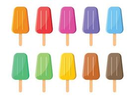 Pops of different colors on sticks vector