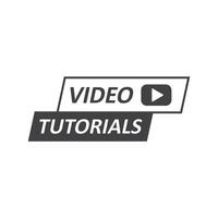 tutorials logo design vector