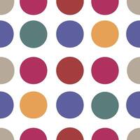 Seamless abstract textures. Retro pattern, minimalistic drawn elements, repeating dots and spots. Textile, wrapping paper, wallpaper design. Yellow, pink, beige, blue, birch, red vector