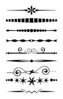 decorative vintage frame and border on white background vector