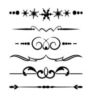 decorative vintage frame and border ornament art on white background vector