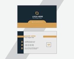 Modern business Card Template Design. Visiting Card Design. vector
