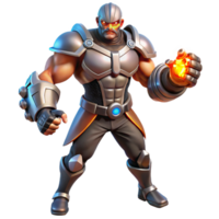 serene artistic Powerful 3D Render of a Fantasy Warrior high resolution png