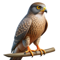 stunning creative Majestic Hawk 3D Illustration high resolution png