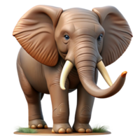 magnificent abstract 3D Render of an Elephant original png