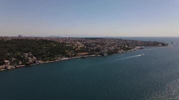Aerial Drone View of the Bosphorus video