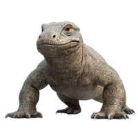 Komodo Dragon Digitally Rendered Powerful Reptile png