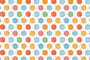 A colorful pattern with circles and dots vector
