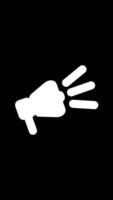 Social media trendy call to action icons and elements. CTA flat design buttons. video
