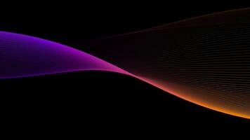 Vibrant and dynamically flowing Abstract Waves featuring a rich variety of Gradient Colors video