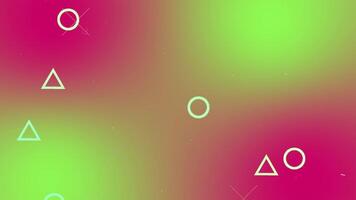 Fresh Watermelon Gradient Background Featuring Dynamic Elements video