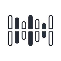 Soundwave icon.Editable stroke.linear style sign for use web design,logo.Symbol illustration. vector