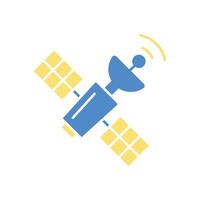 satellite icon.Editable stroke.linear style sign for use web design,logo.Symbol illustration. vector