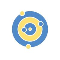 Solar system icon.Editable stroke.linear style sign for use web design,logo.Symbol illustration. vector