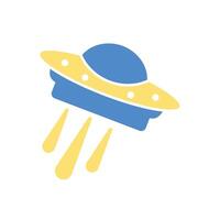 flying saucer icon.Editable stroke.linear style sign for use web design,logo.Symbol illustration. vector