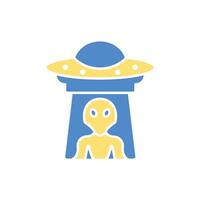 Alien icon.Editable stroke.linear style sign for use web design,logo.Symbol illustration. vector
