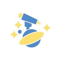 astronomy icon.Editable stroke.linear style sign for use web design,logo.Symbol illustration. vector