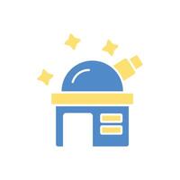 Observatory icon.Editable stroke.linear style sign for use web design,logo.Symbol illustration. vector