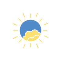 Sun icon.Editable stroke.linear style sign for use web design,logo.Symbol illustration. vector
