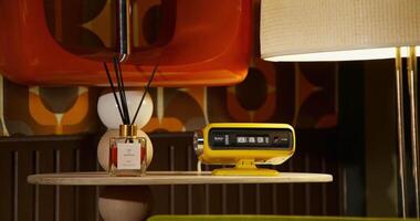 A lamp on a table video