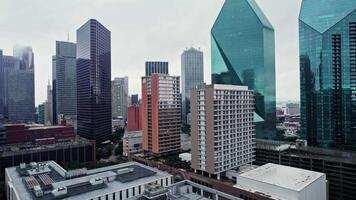 A view of the city from above video