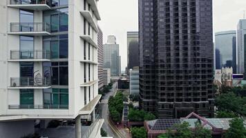 Tall building with many windows video