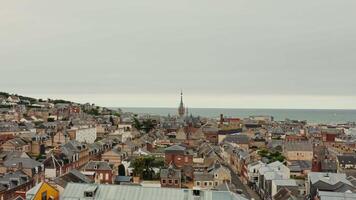 A view of the city from a high place video