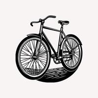 Bicycle on White Background vector