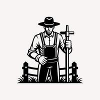 Fence Post Driver on White Background vector