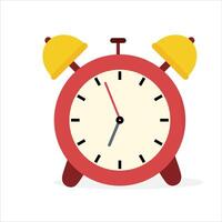 Alarm clock Illustration.alarm clock icon on white background vector
