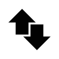 data transfer icon template illustration design vector
