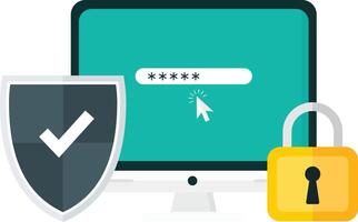 Internet Network Computer Security vector