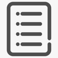 queue, simple music player button vector