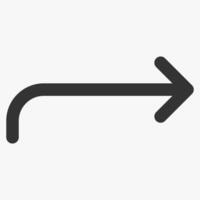 forward, alternative social media buttons vector