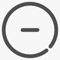 remove from playlist, simple music player button vector