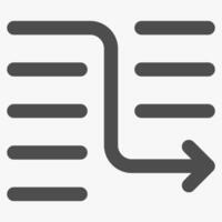 shuffle, simple music player button vector