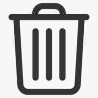 delete, alternative social media buttons vector