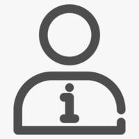 artist info, simple music player button vector