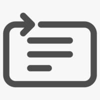repeat, simple music player button vector
