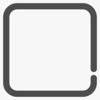 stop button, simple music player button vector
