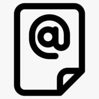 mail, finance and business icon vector