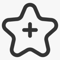 add favorite, alternative social media buttons vector