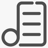 playlist, simple music player button vector