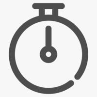 sleep timer, simple music player button vector