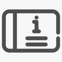 album info, simple music player button vector