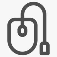 mouse, simple computer hardware icons vector