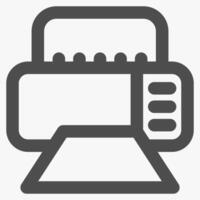 printer, simple computer hardware icons vector
