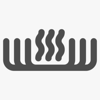 heatsink, simple computer hardware icons vector